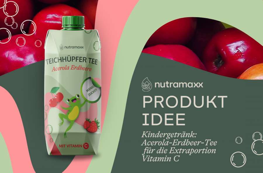 Nutramaxx Produktidee: Kindergetränk mit der Extraportion Vitamin C! 